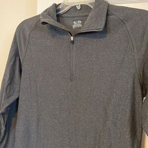 🎀 5/$20 🎀 Champion grey semi-fitted 1/4 zip pullover size medium